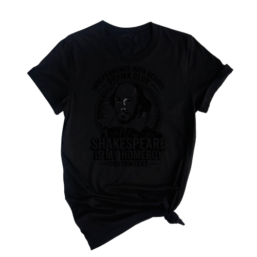 Funny Drama Club Shirt – Shakespeare Is My Homeboy Vintage Custom Theater Tee