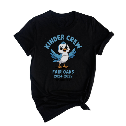 Kinder Crew Custom Class Shirt 2024-2025 – Mascot Bird Tee