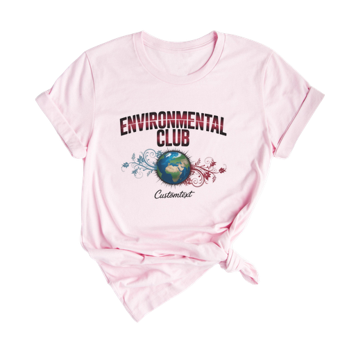 Custom Eco Club Tee – Vintage Environmental Club School Spirit Design