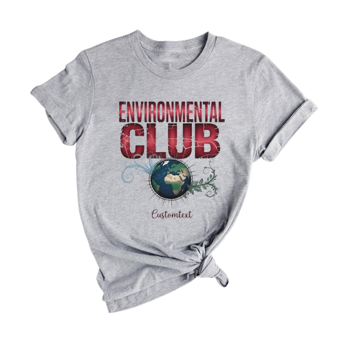 Environmental Club Shirt – Vintage Style Custom Eco Club Tee