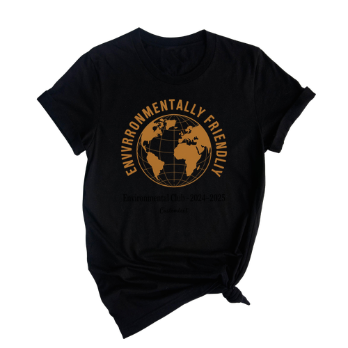 Environmentally Friendly 2024-2025 Vintage Custom Environmental Club Shirt