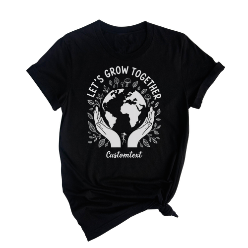 Let’s Grow Together Vintage Custom Environmental Club Shirt