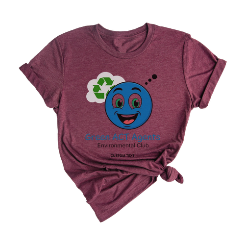 Vintage Eco Club Shirt – Green ACT Agents Custom Environmental Team Tee