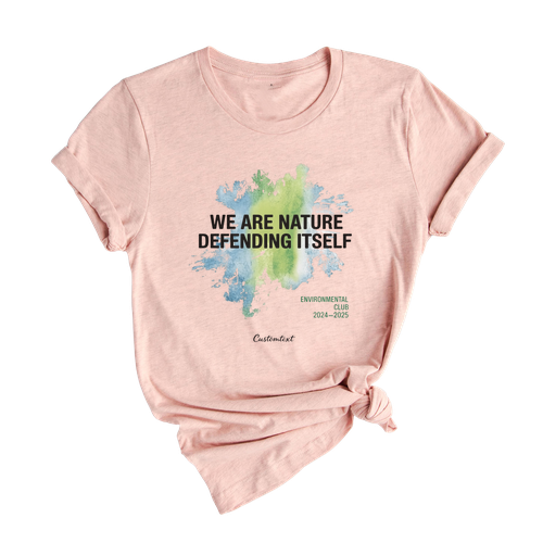 Vintage Eco Club Shirt – We Are Nature Defending Itself Custom Environmental Tee