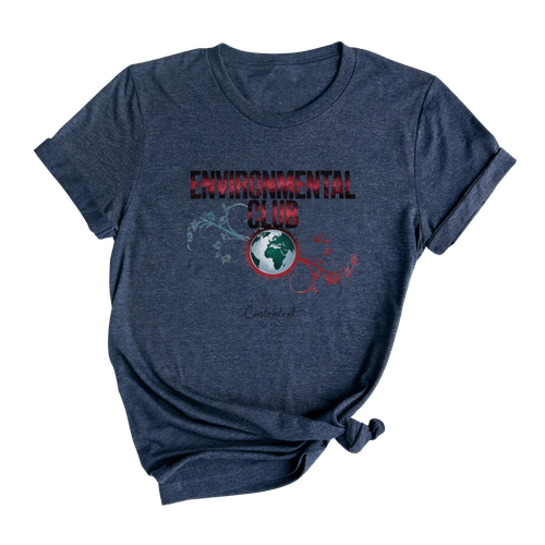 Vintage Environmental Club Shirt – Custom Earth-Friendly School Team Tee