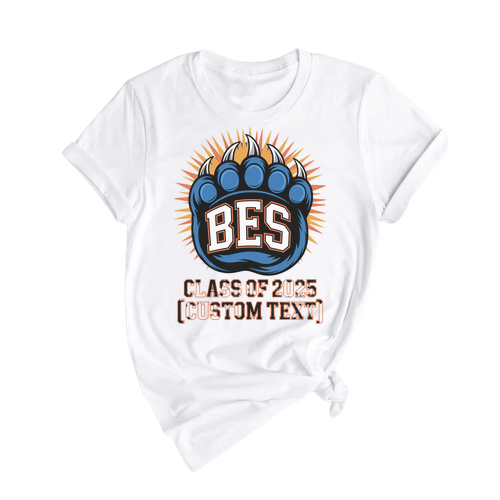 BES Bear Paw Mascot – Class of 2025 Shirt