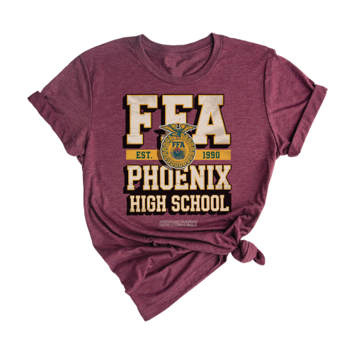 FFA Phoenix High School Est. 1990 Shirt – Retro Farm Style Custom Club Tee