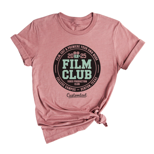 Film Club 2025 Shirt – Custom Retro Video Production Tee for College Students T-shirt
