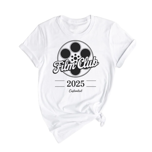 Film Club 2025 Shirt – Custom Vintage Movie Reel Tee for Students T-shirt