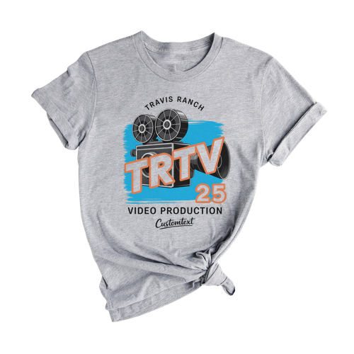TRTV Video Production 2025 Shirt – Custom Retro Camera Tee for Film Lovers