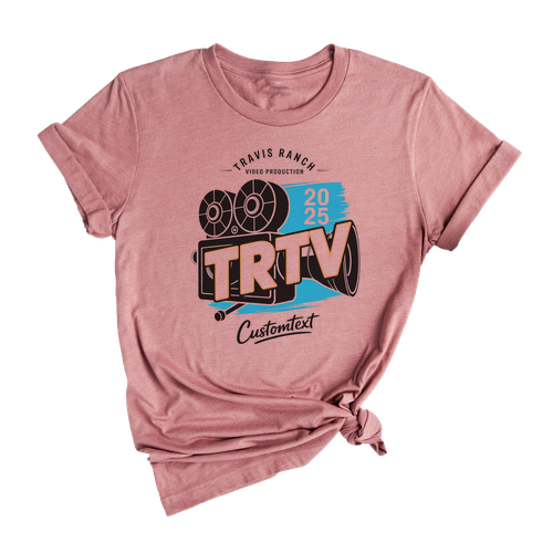 TRTV Video Production 2025 Shirt – Custom Retro Camera Tee for Film Lovers T-shirt
