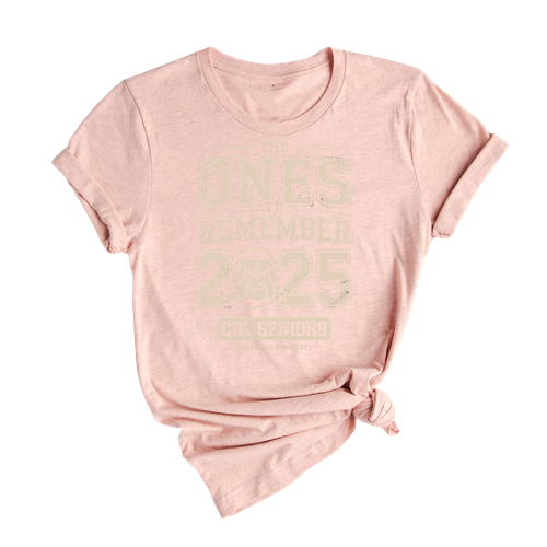 CHS Seniors 2025 Shirt – Bulldog Mascot Graduation Tee