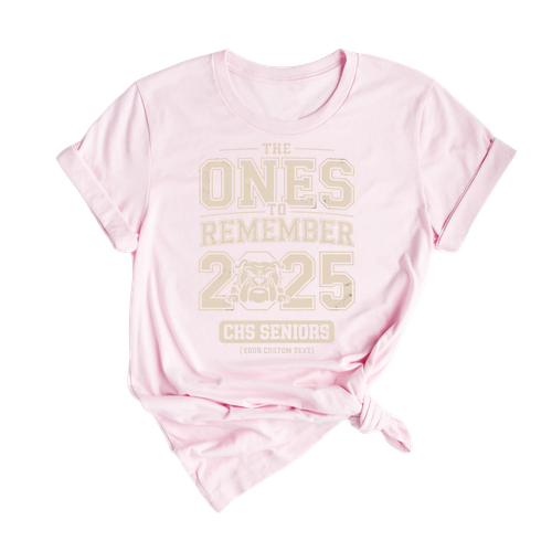 CHS Seniors 2025 Shirt – Bulldog Mascot Graduation Tee