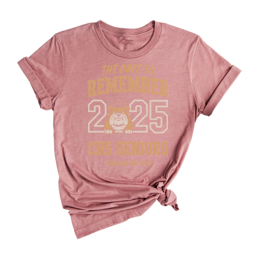 CHS Seniors 2025 – Bulldog Mascot Graduation Shirt