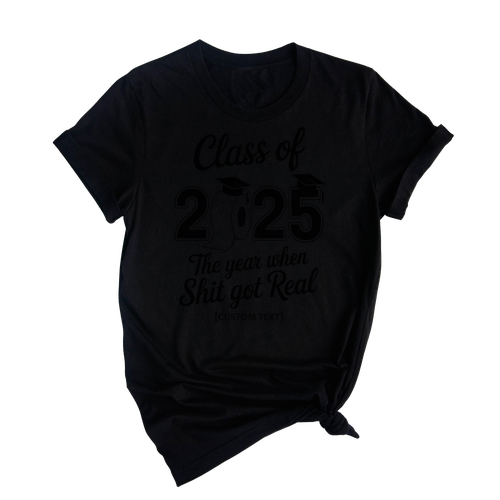 Class of 2025 Funny Quarantine Graduation Shirt