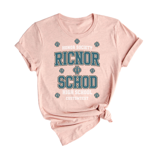 Hcnor Richford High School Shirt – Honor Society Custom Club Tee, Vintage Varsity Style