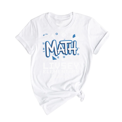 Math Club Livsey Elementary Shirt – Vintage Custom School Style Tee