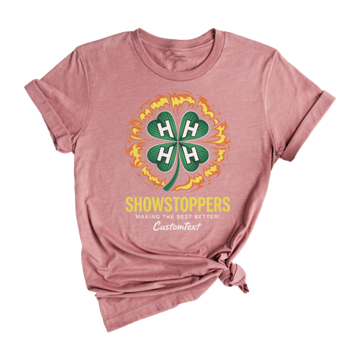 4H Showstoppers Shirt – Making the Best Better Custom Retro Club Tee