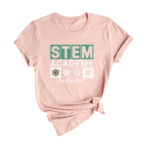 Custom STEM Academy Tee – Minimal Tech Style Miscellaneous Club Shirt