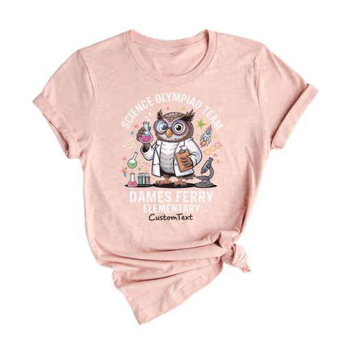 Dames Ferry Elementary Science Olympiad Shirt – Custom Club Tee Miscellaneous Fun Animal Style