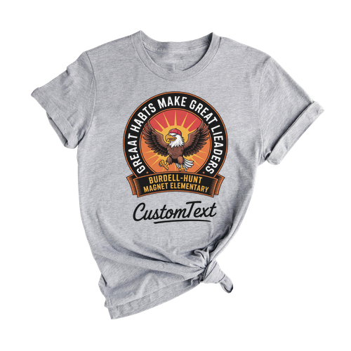 Great Habits Make Great Leaders Circle Shirt – Burdell-Hunt Elementary Custom Club Tee