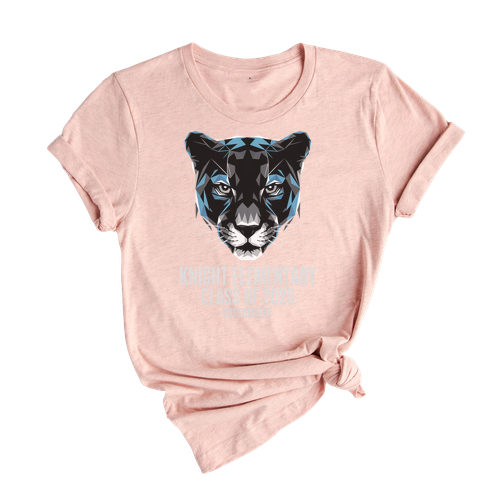 Black Panther Mascot – Knight Elementary Class of 2025 Graduation Shirt