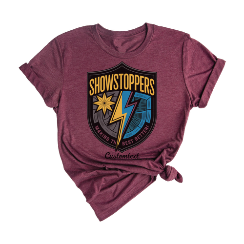 Showstoppers Crest Shirt – Making The Best Better – Custom Club Tee Miscellaneous Retro Style