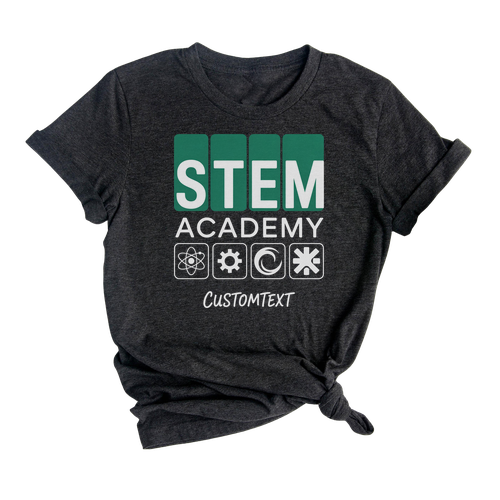 STEM Academy Shirt – Custom Club Tee Miscellaneous Minimal Tech Style