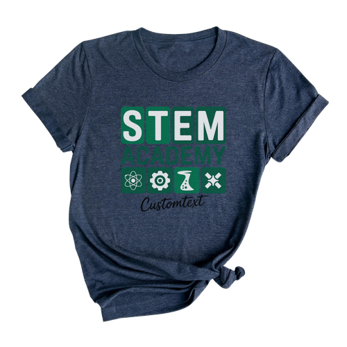 STEM Academy Shirt – Custom Club Tee Miscellaneous Minimal Tech Style T-shirt