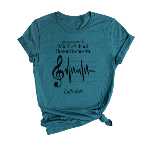 2025 OMEA Orchestra Shirt – Middle School Honor Music Club Custom Tee