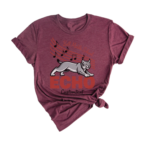 Bell Middle School Echo Shirt - Retro Music Club Custom
