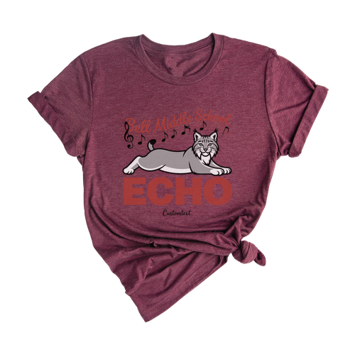Bell Middle School Echo Shirt – Retro Music Club Custom Style Tee