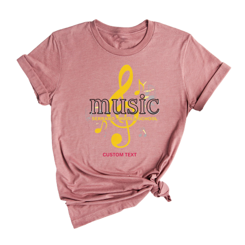 Serrano Middle School Music Shirt - Retro Choir Club Custom