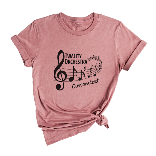 Twality Orchestra Shirt – Flowing Notes Music Club Custom Style Tee