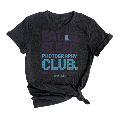 Ben Davis University Photography Club Shirt – Eat Sleep Fun Custom Club Tee