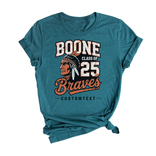 Braves Mascot Class Shirt – Retro Native American Graduation Tee 2025