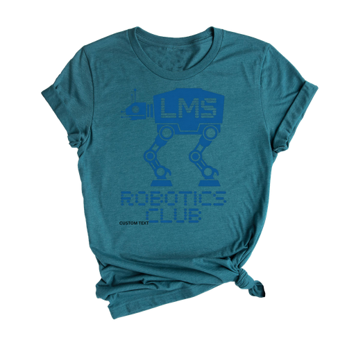 LMS Robotics Club Shirt – Futuristic Tech Custom Team Tee T-shirt