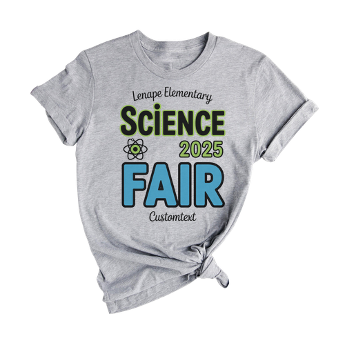 Custom Science Club Shirt – Science Fair 2025 Retro School Style Tee