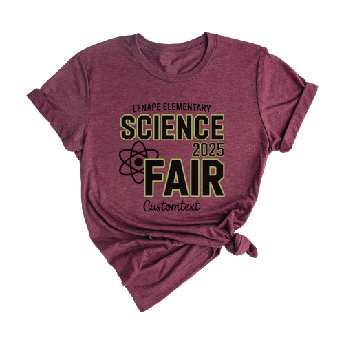 Science Fair 2025 Shirt – Custom Science Club Tee Retro School Style
