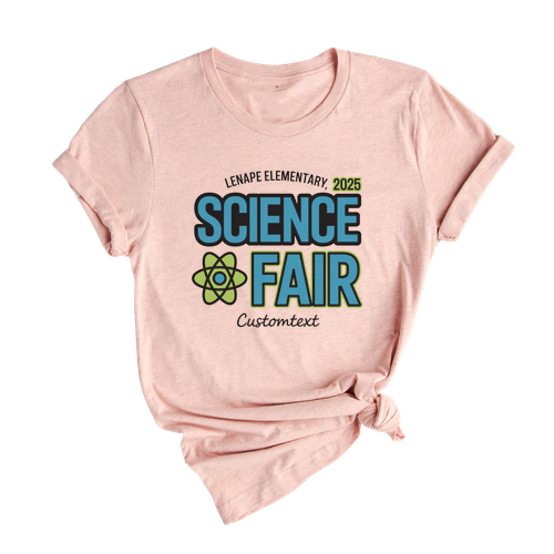Science Fair 2025 Shirt – Retro School Style Custom Science Club Tee