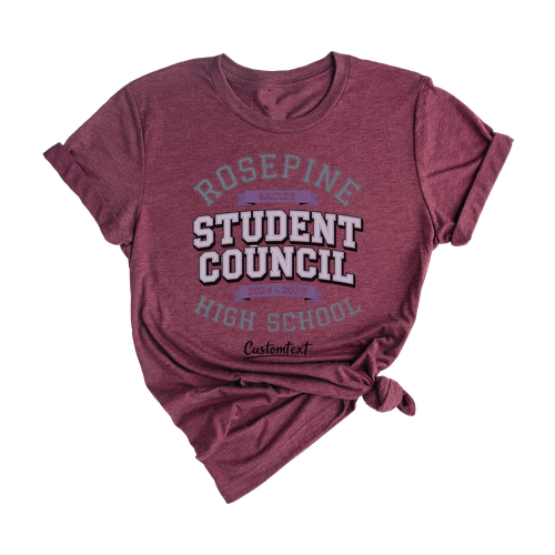 2024–2025 Student Council Shirt – Custom Rosepine Eagles High School Tee