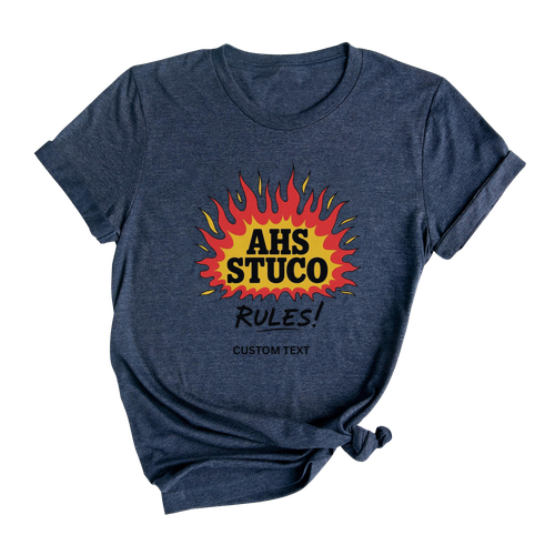 AHS Student Council Shirt – STUCO Rules Comic Pop Art Custom Tee