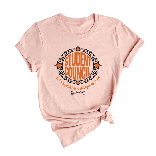 Lo! A Hopeful Future Student Council Shirt – Vintage Starburst Custom Tee