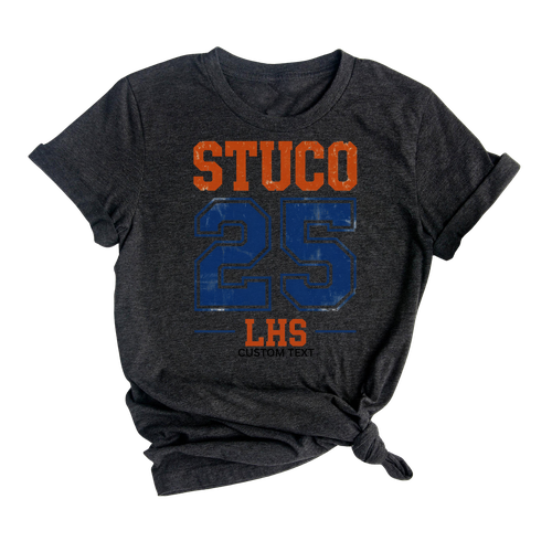 STUCO 25 Shirt – Vintage Varsity Style Student Council Custom T-shirt