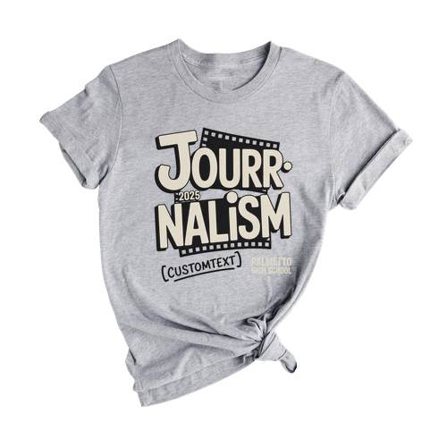 Journalism 2025 Shirt – Fun Comic Style Custom Yearbook Club Tee for High School