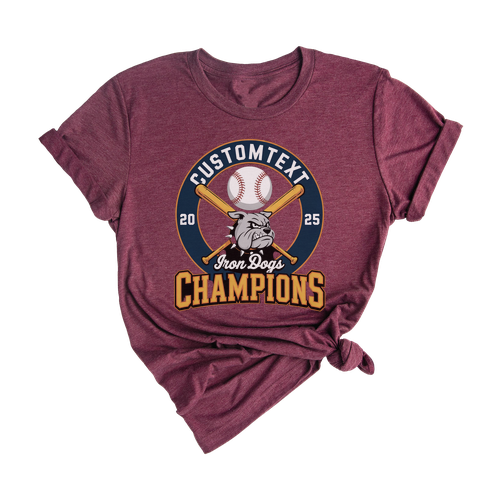 Baseball Champions Shirt – Varsity Mascot Tournament Tee