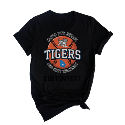 Baseball Tourney Shirt – Varsity Sport Team Custom Mascot