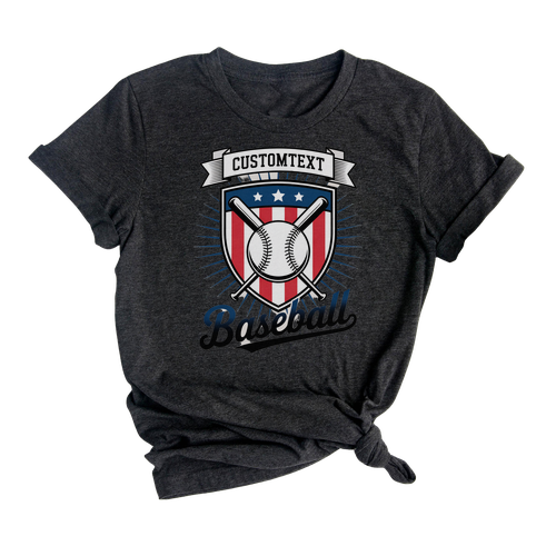 Club Sport Team Baseball Varsity Shirt – Custom High School Spirit Tee