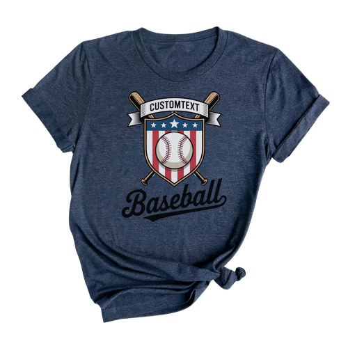 Club Sport Team Baseball Varsity Tee – Personalized School Pride Shirt