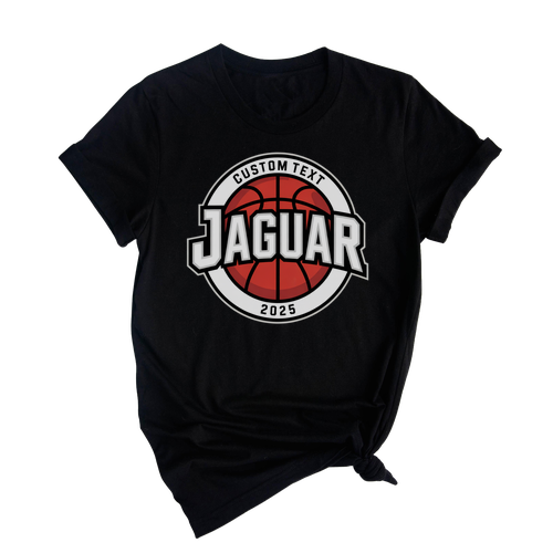 2025 Varsity Circle Jaguar Basketball Club Sport Team T-shirt – Custom School Tee